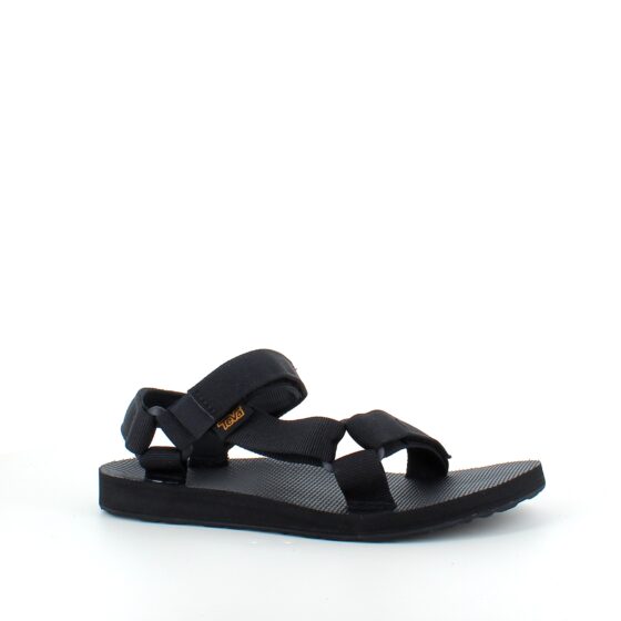 Sort Teva sandal i enkelt design med svangstøtte