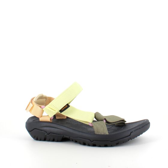 Teva vandresandal med tre justerbare remme i flere farver.