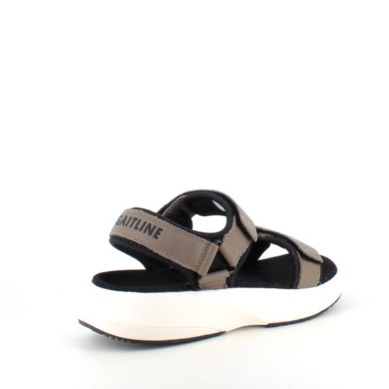 Brun Gaitline sandal med gængesål