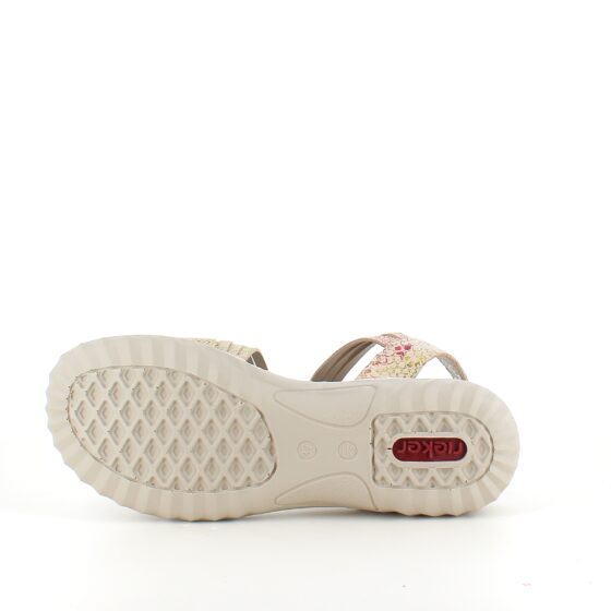 Rieker sandal i blødt skind