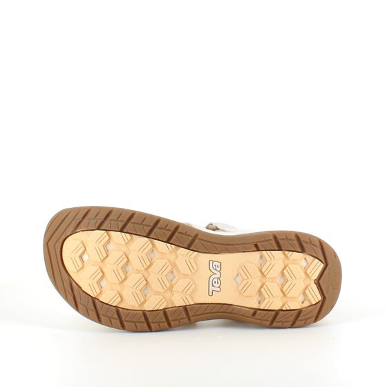 Lys lukket Teva Tirra sandal med svangstøtte