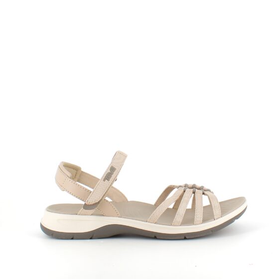 Beige Teva Tirra Traveler damesandal med svangstøtte