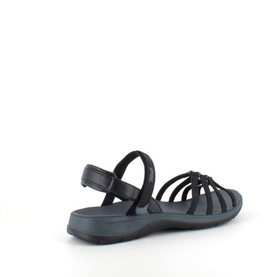 Sort Teva Tirra Traveler damesandal med svangstøtte