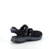 Sort lukket Teva Tirra sandal med svangstøtte