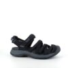 Sort lukket Teva Tirra sandal med svangstøtte