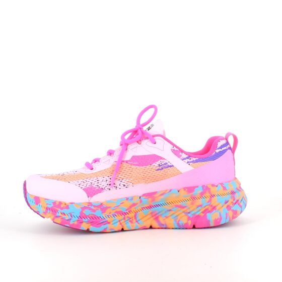 Skechers Max Cushion: Komfortable, multifarvede hverdagssko med støtte.