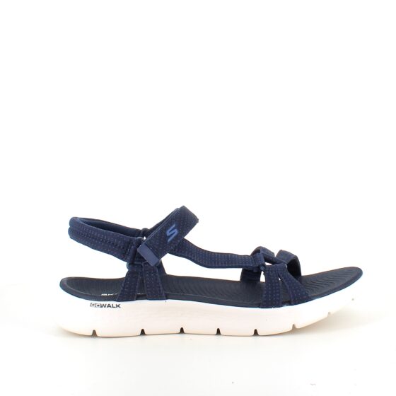 Navy Skechers GOwalk sandal, bred model