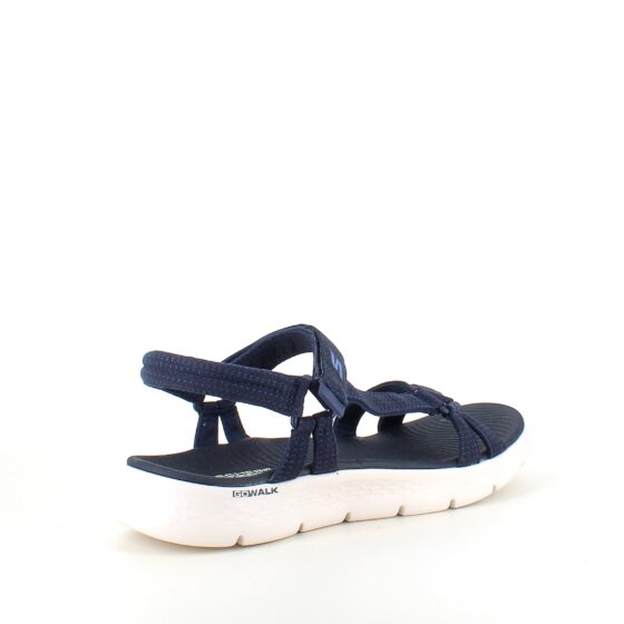 Navy Skechers GOwalk sandal, bred model