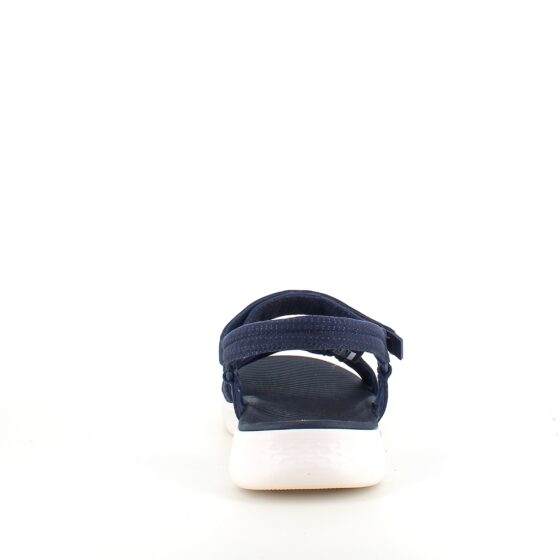 Navy Skechers GOwalk sandal, bred model
