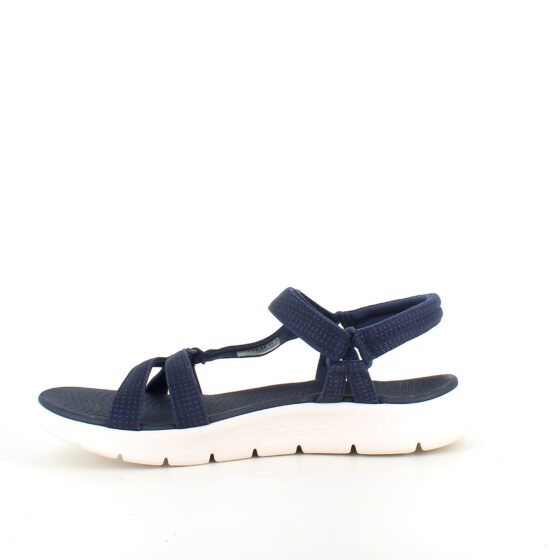 Navy Skechers GOwalk sandal, bred model
