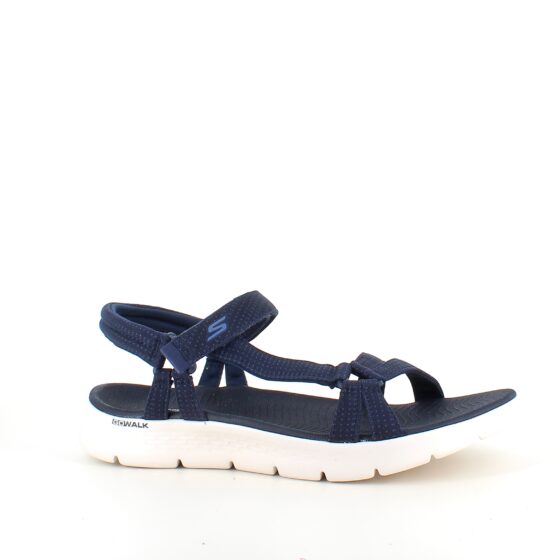 Navy Skechers GOwalk sandal, bred model