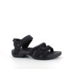 Teva Tirra, smart sort sandal fra Teva med god svangstøtte