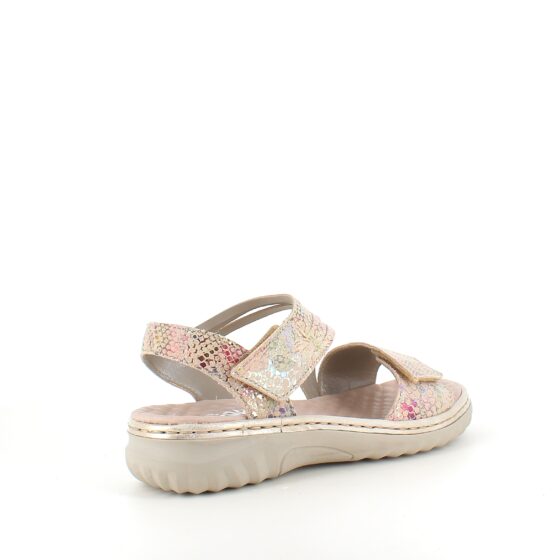 Rieker sandal i blødt skind