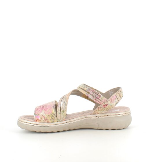 Rieker sandal i blødt skind