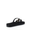 Sort Teva slip-on sandal med bløde tekstil stropper