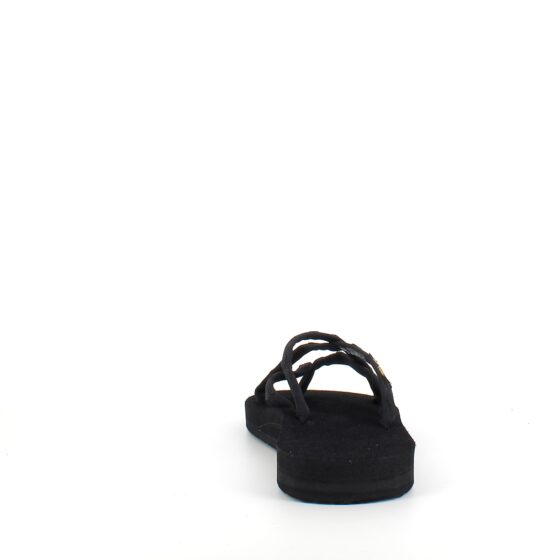 Sort Teva slip-on sandal med bløde tekstil stropper