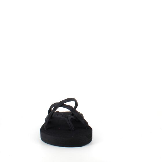 Sort Teva slip-on sandal med bløde tekstil stropper
