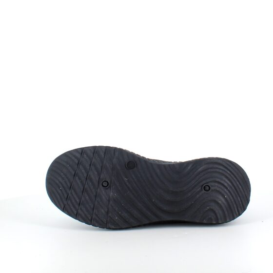 Letvægts sort slip-on sko