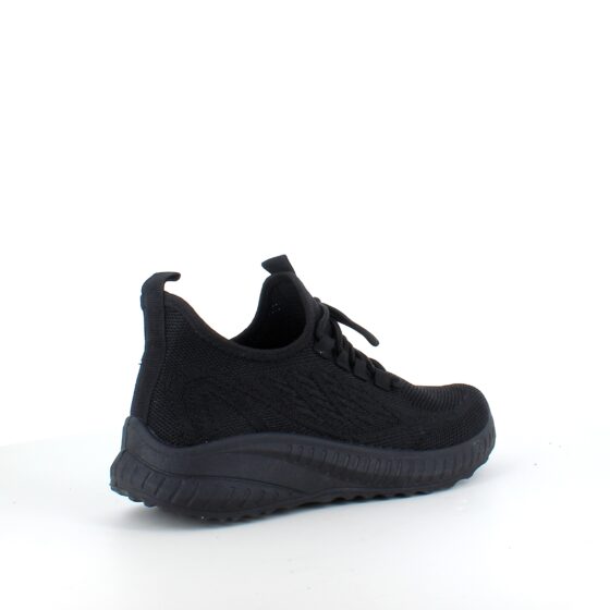 Letvægts sort slip-on sko