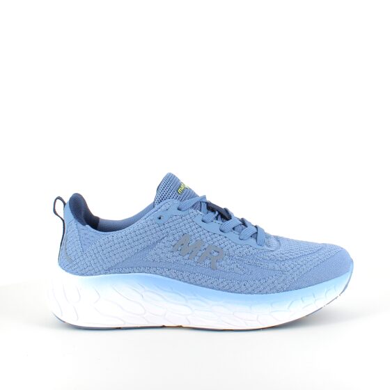 Blå sneakers med åndbar overdel