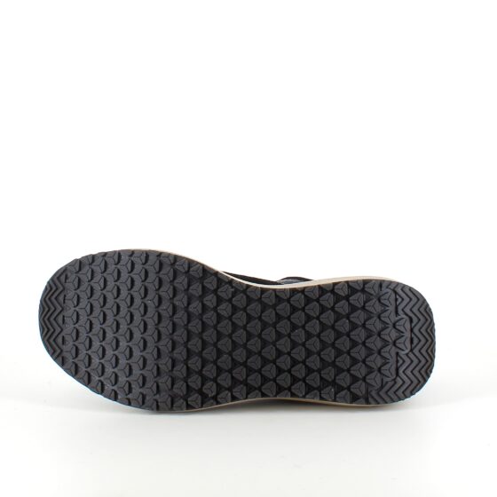 Sort Green Comfort sko med dobbelt lukning