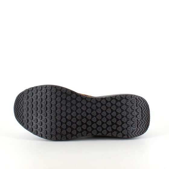 Green Comfort sko med leopardprint og dobbelt lukning