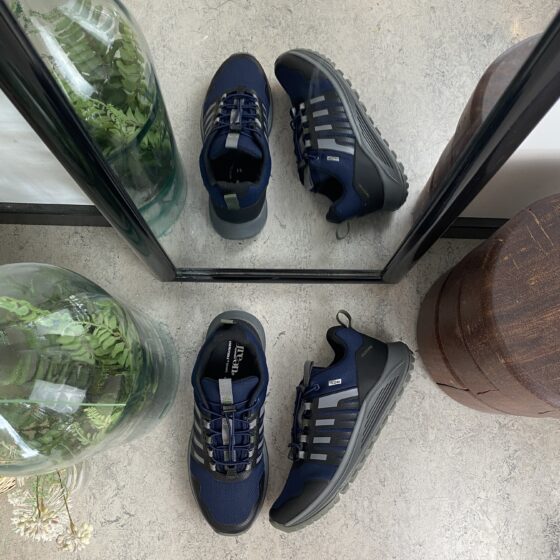 Vandtæt herre vandresko i navy fra Green Comfort