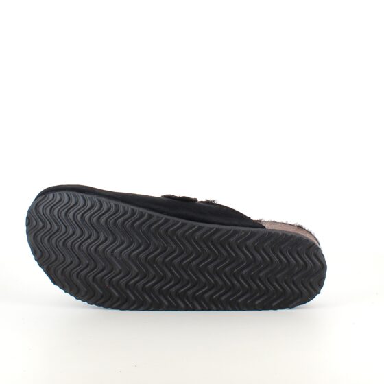 Sort Slip on hjemmesko