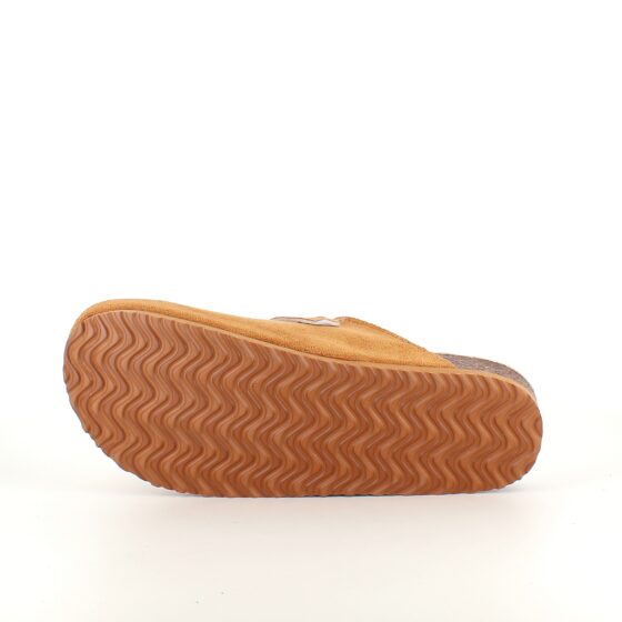 Lysebrun Slip on hjemmesko