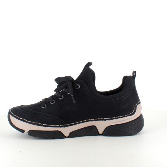 Sort sneakers fra Rieker med god stødabsorbering