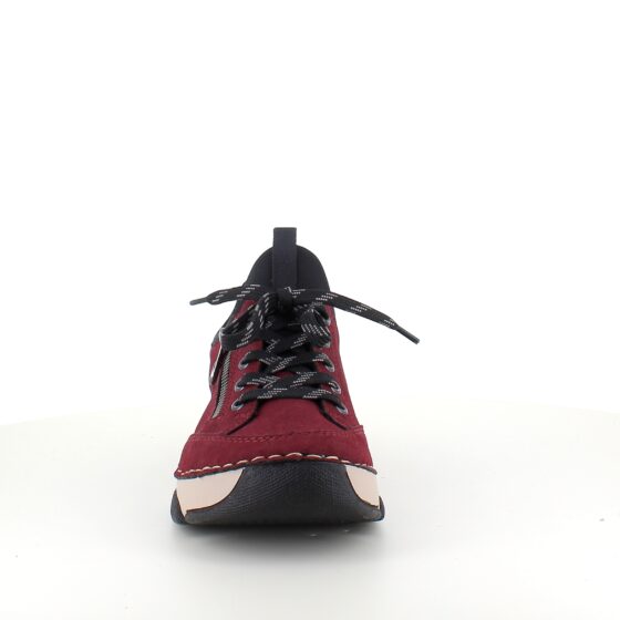 Bordeux sneakers fra Rieker med god stødabsorbering