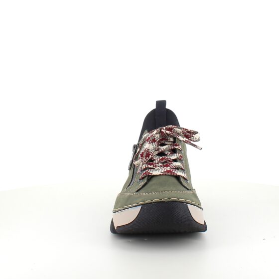 Grøn sneakers fra Rieker med god stødabsorbering