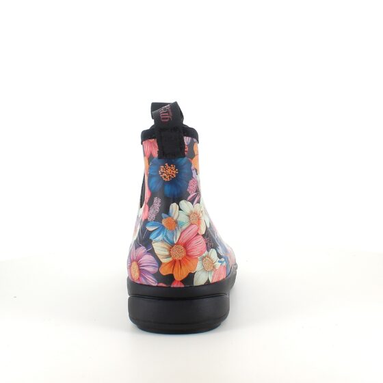 Green Comfort gummistøvle i blomsterprint med svangstøtte