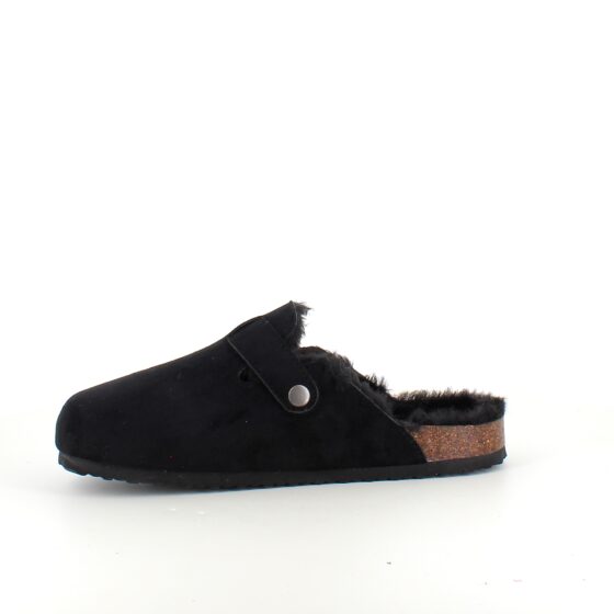 Sort Slip on hjemmesko