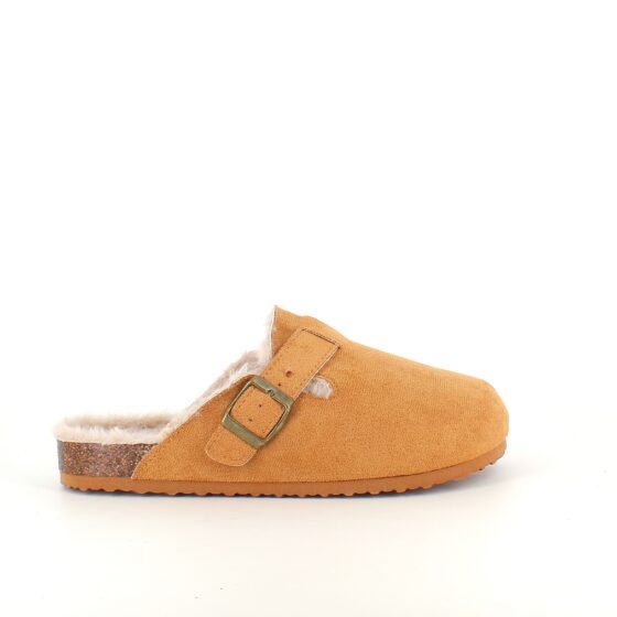 Lysebrun Slip on hjemmesko