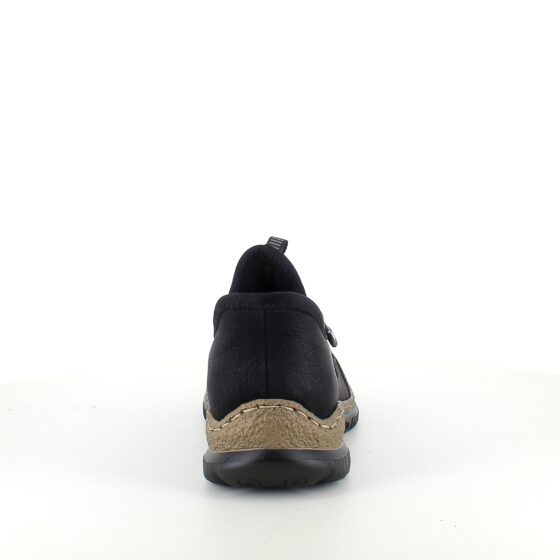 Sort Rieker slip-on sneakers