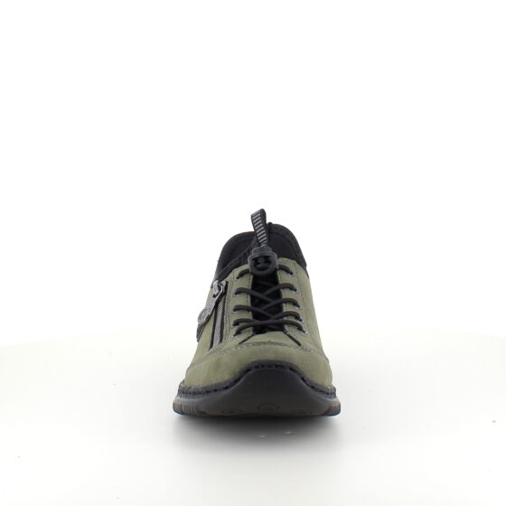 Olivengrøn Rieker slip-on sneakers