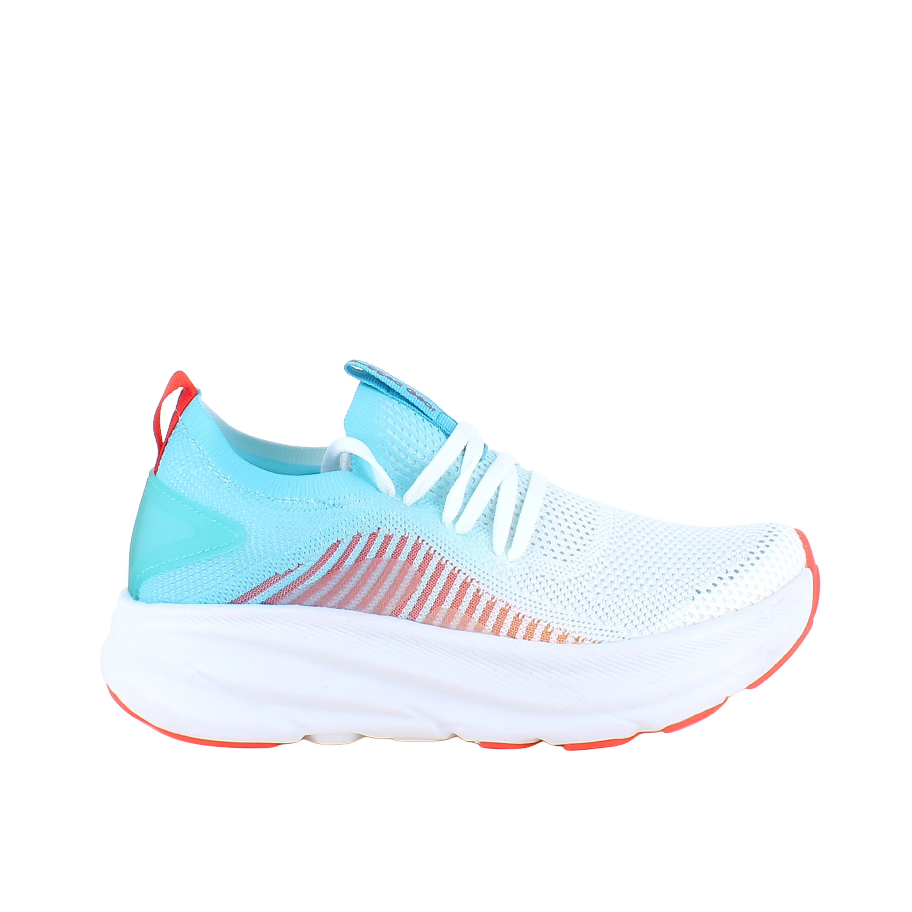 Turkis/hvid Step-on sko fra Rugged Gear