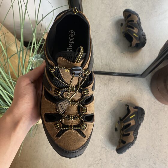 Outdoor sandal til mænd i brun