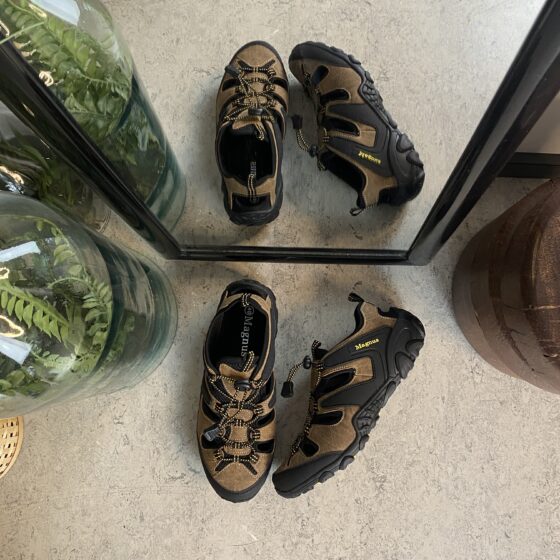Outdoor sandal til mænd i brun