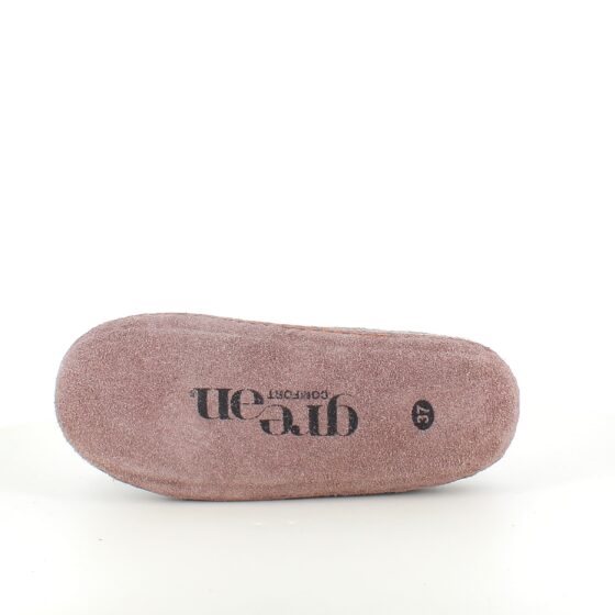 Lav Green Comfort uld hjemmesko med Støt Brysterne logo