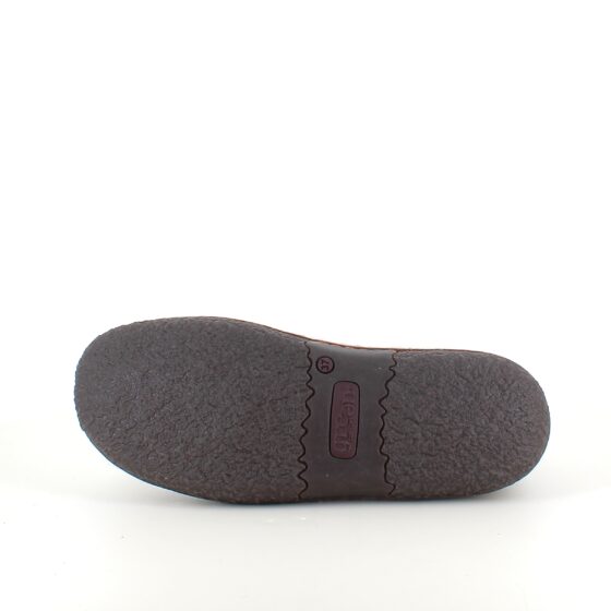 Lav Green Comfort uld hjemmesko med rågummisål og Støt Brysterne logo