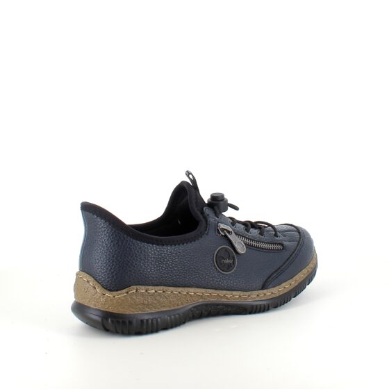 Mørkeblå Rieker slip-on sneakers