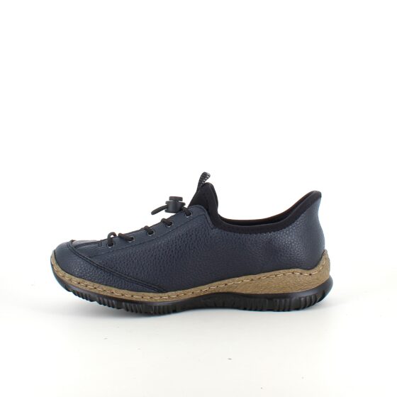 Mørkeblå Rieker slip-on sneakers