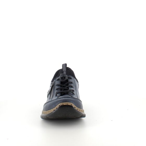 Mørkeblå Rieker slip-on sneakers