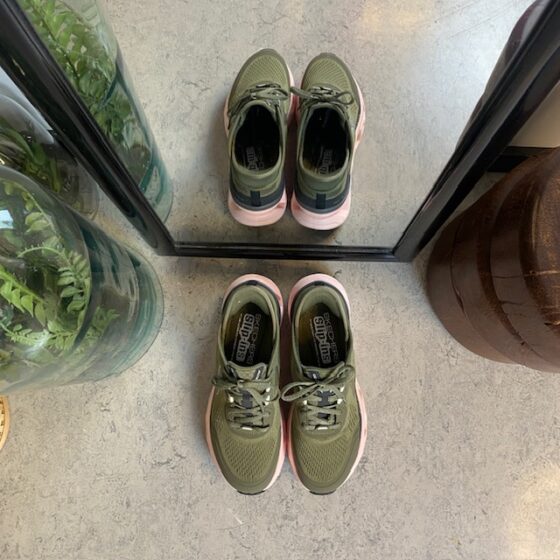 Skechers Slip-in sko i grøn med Glide-Step Altus