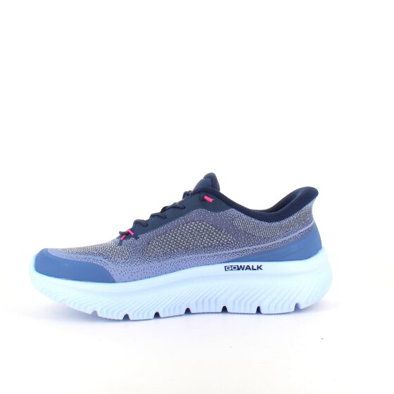 Skechers slip-in sko i blå med Max Cushion