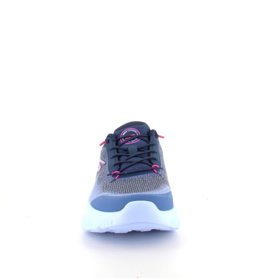 Skechers slip-in sko i blå med Max Cushion
