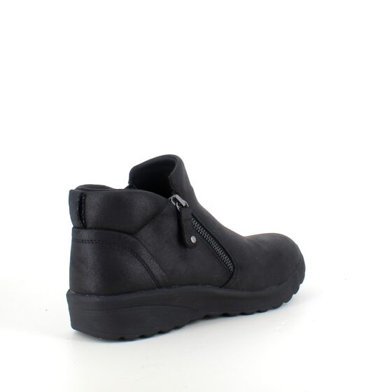 Elegant sort støvlet med meomory foam fra Skechers