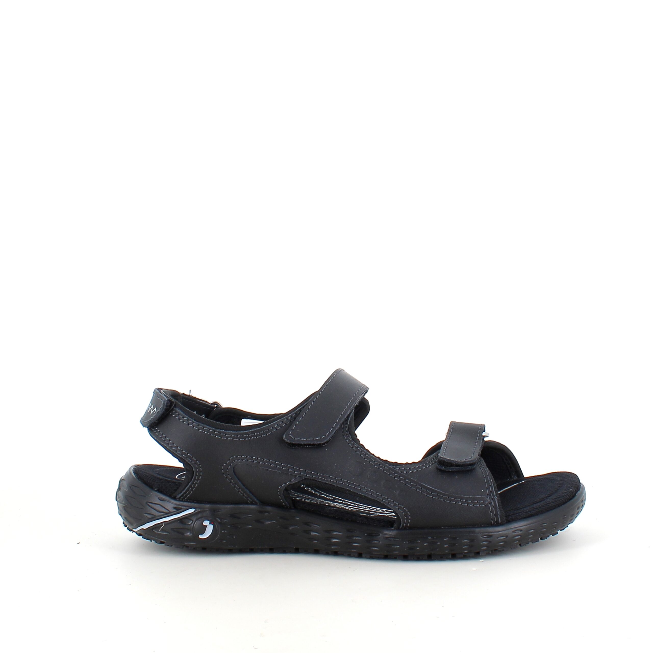 Sort skridsikker arbejdssandal